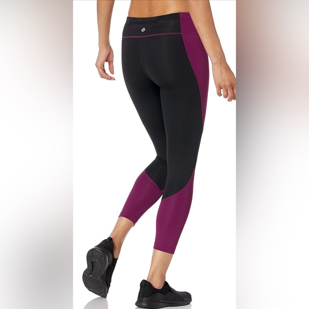 Core 10 Women's Race Day Colorblock Run 7/8 Crop Leggings